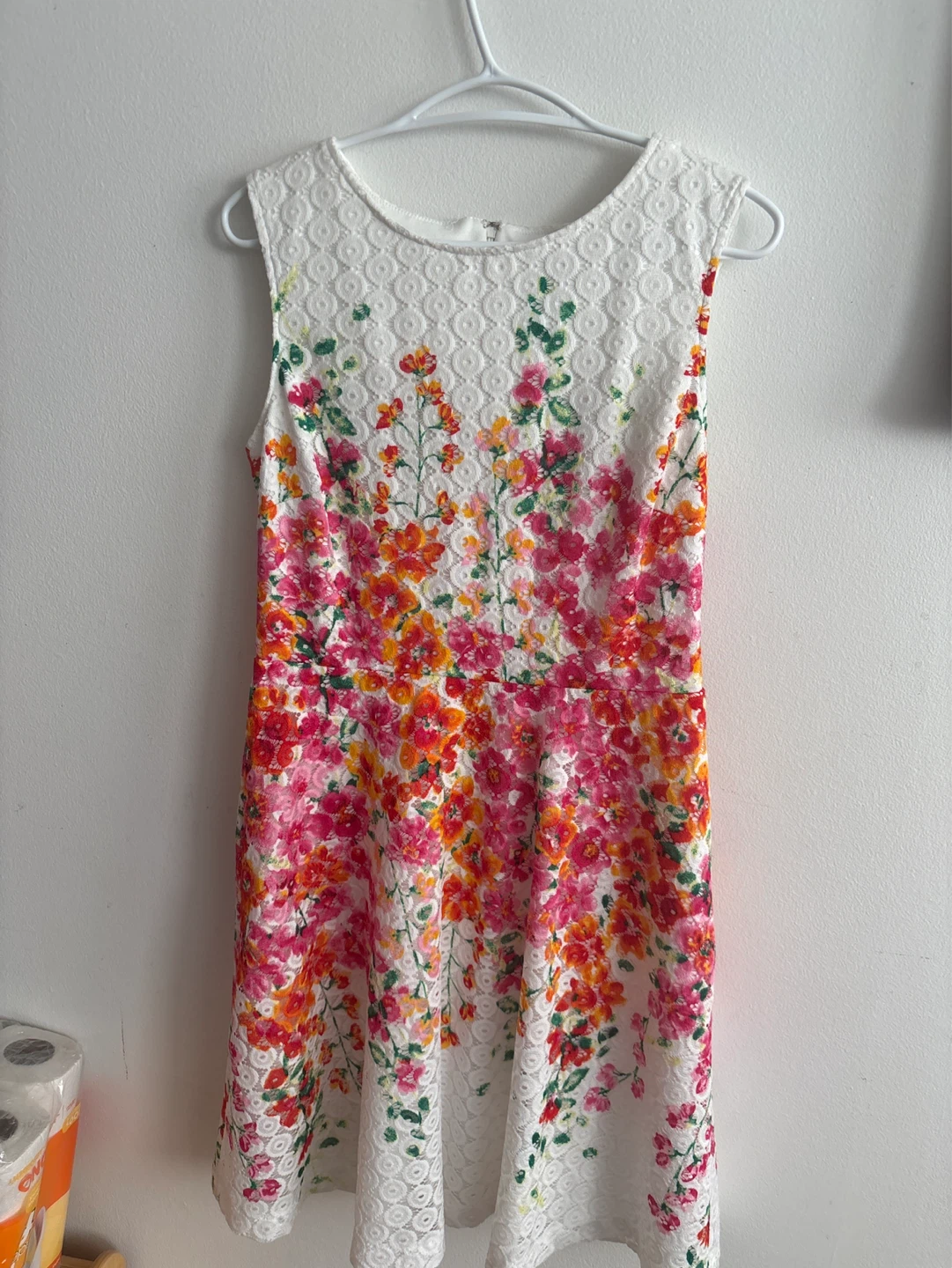 Sandra Dee Floral Lace Dress - Size 6