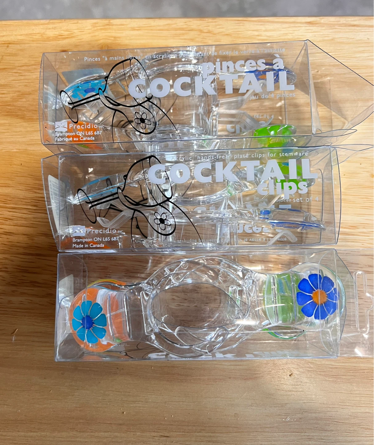 Precidio Cocktail Clips - Set of 4 x 3