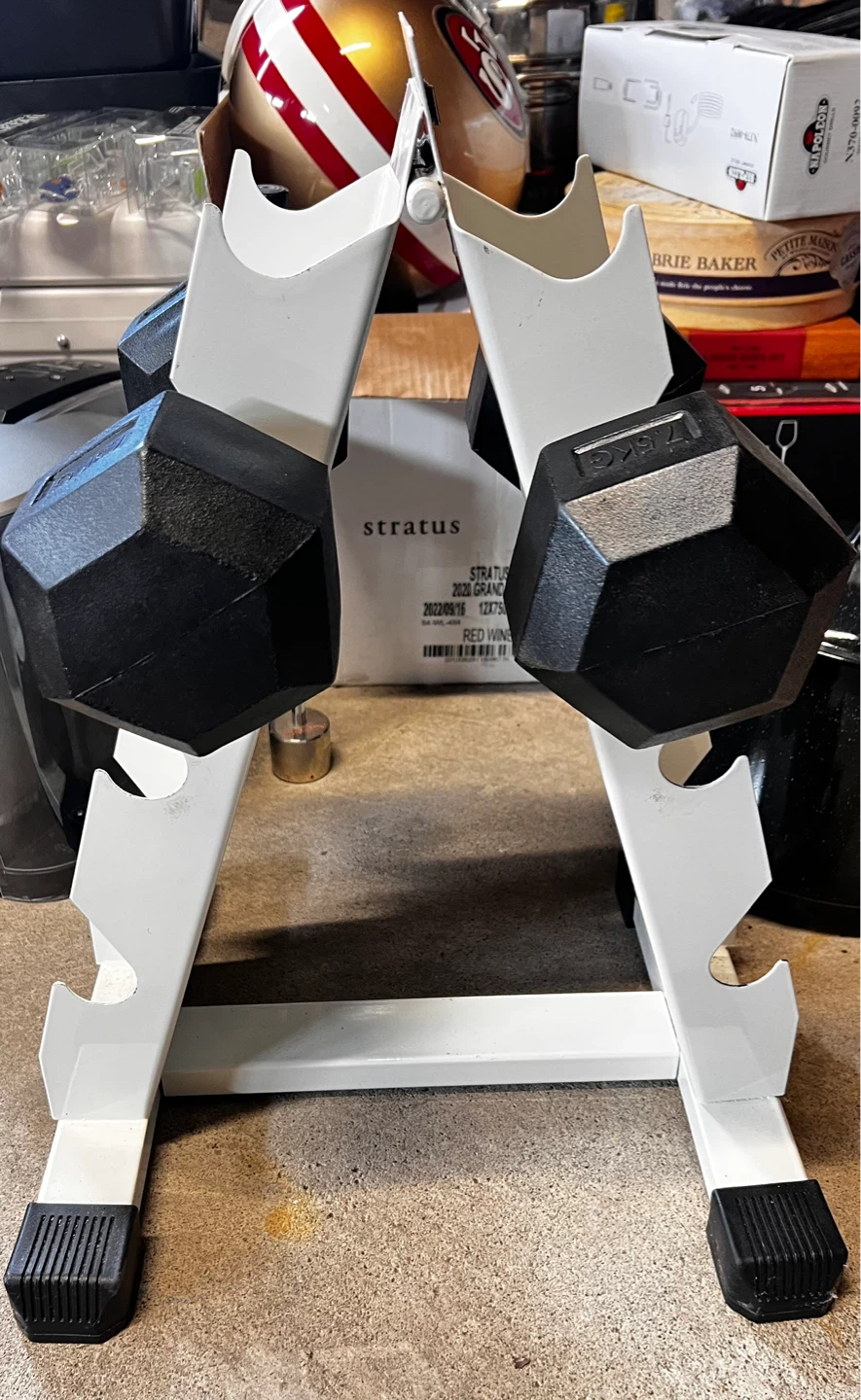 7.5kg Dumbbell Set with Rack