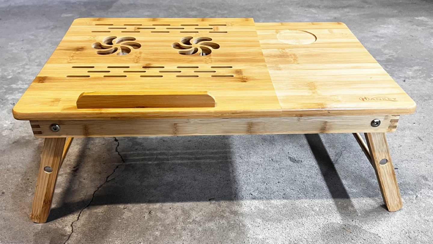 Hankey Bamboo Laptop Bed Tray Table