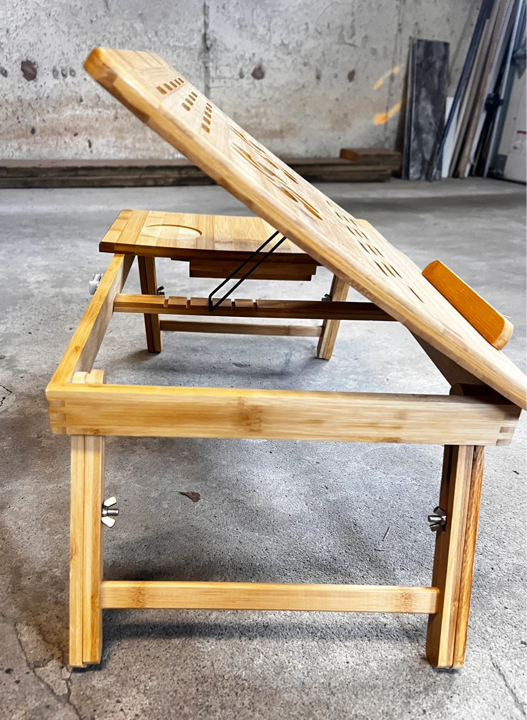 Hankey Bamboo Laptop Bed Tray Table - photo 5