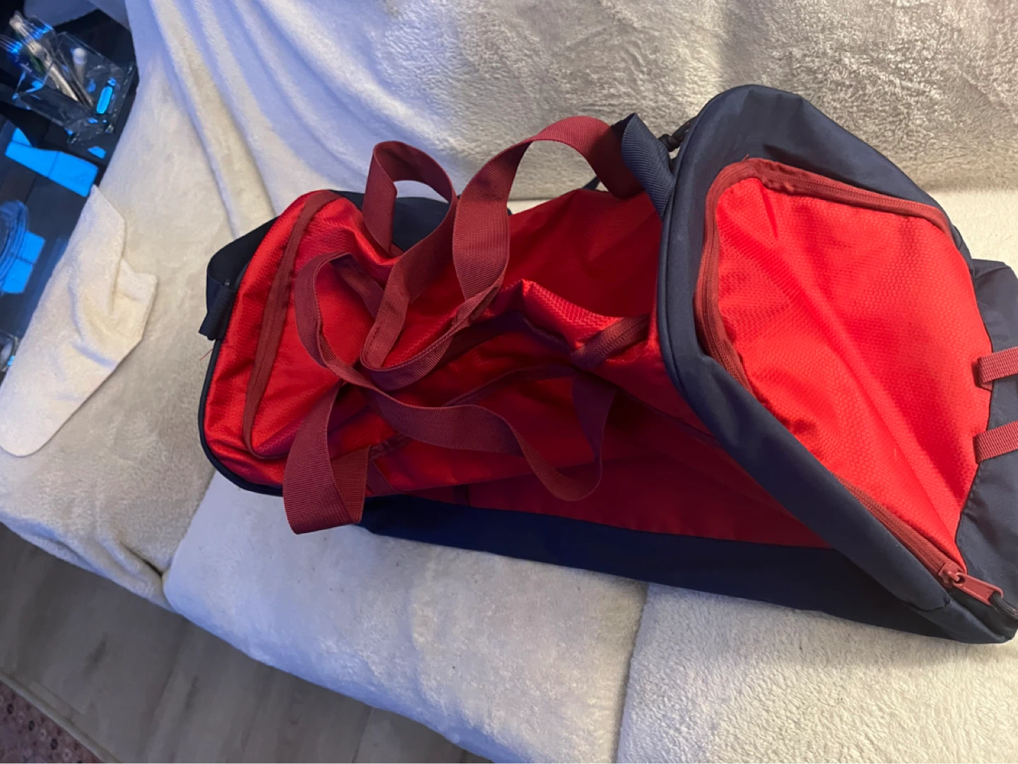 Champion Red & Navy Duffel Bag - photo 2