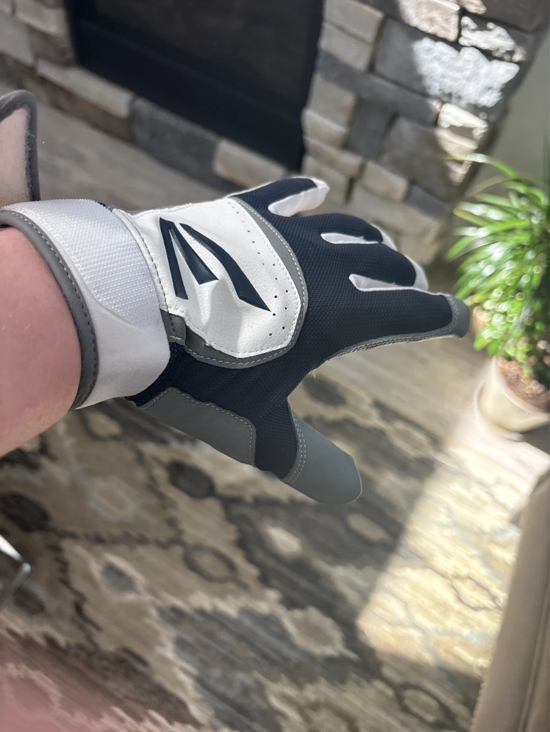 Easton Adult Medium Baseball Batting Gloves - photo 2