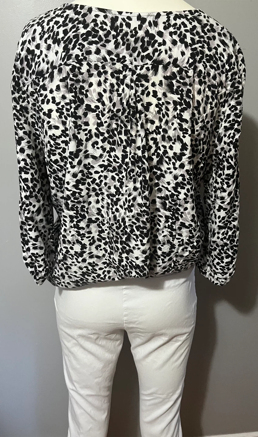 Reitmans large Women's  Leopard Print Blouse - photo 5