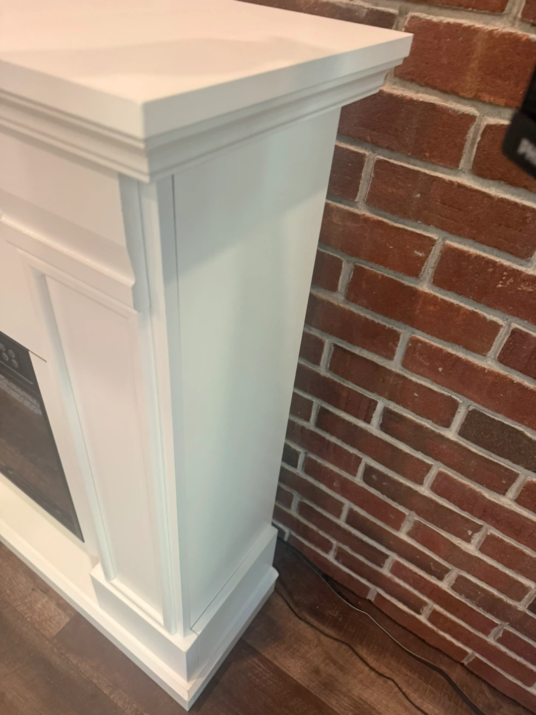 White Electric Fireplace Unit - photo 5