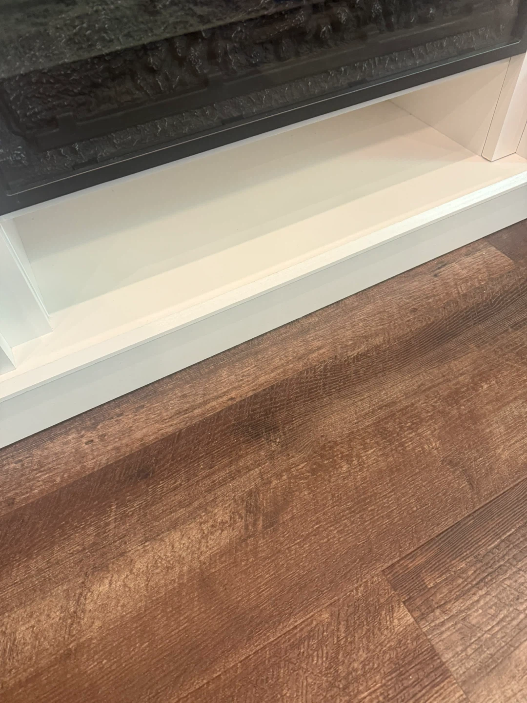 White Electric Fireplace Unit - photo 2