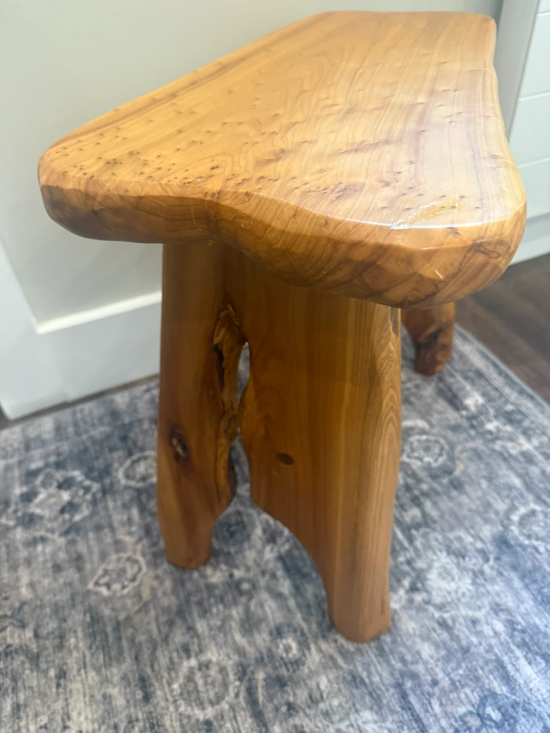 Solid Wood Stool Accent Seat - photo 2