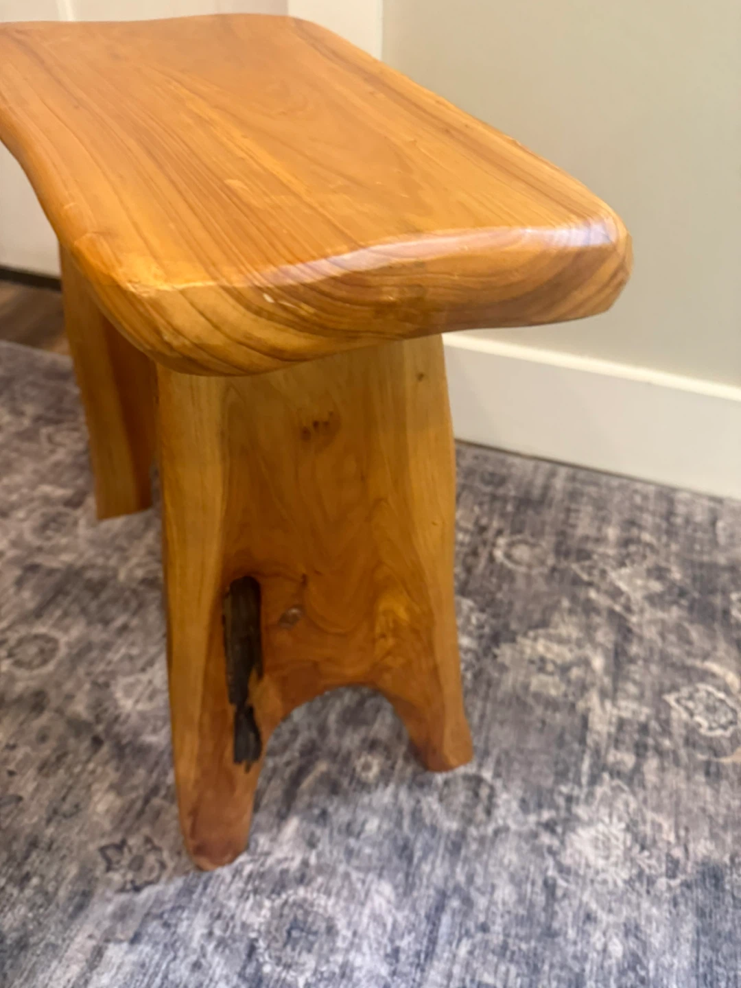Solid Wood Stool Accent Seat