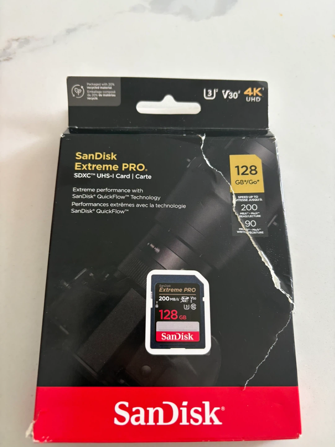 SanDisk 128GB Extreme PRO UHS-I SDXC Memory Card - photo 2