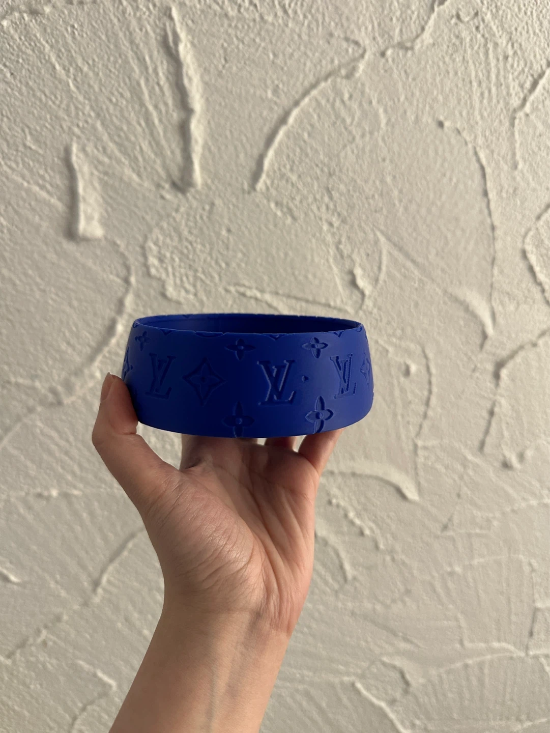 Blue Decorative Bowl / small pet bowl - photo 3