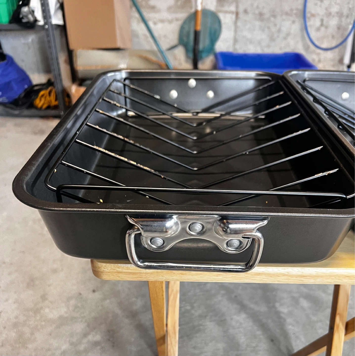Set of 2 Roasting Pan with Rack - photo 2