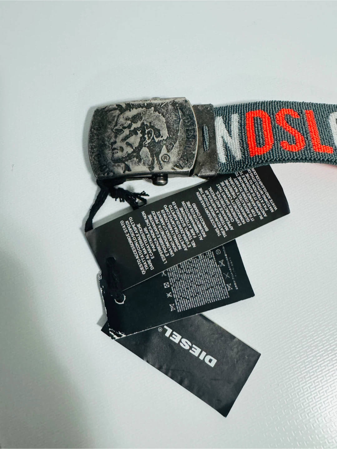 Kids Diesel Belt with "NOSLOW-FAST'N" Graphic