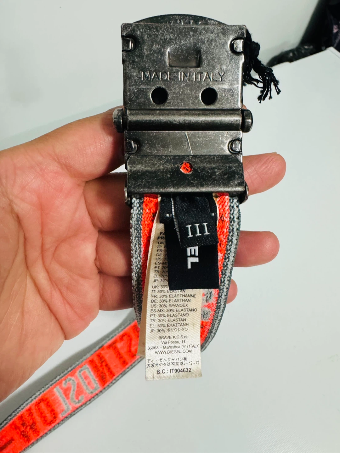 Kids Diesel Belt with "NOSLOW-FAST'N" Graphic - photo 4