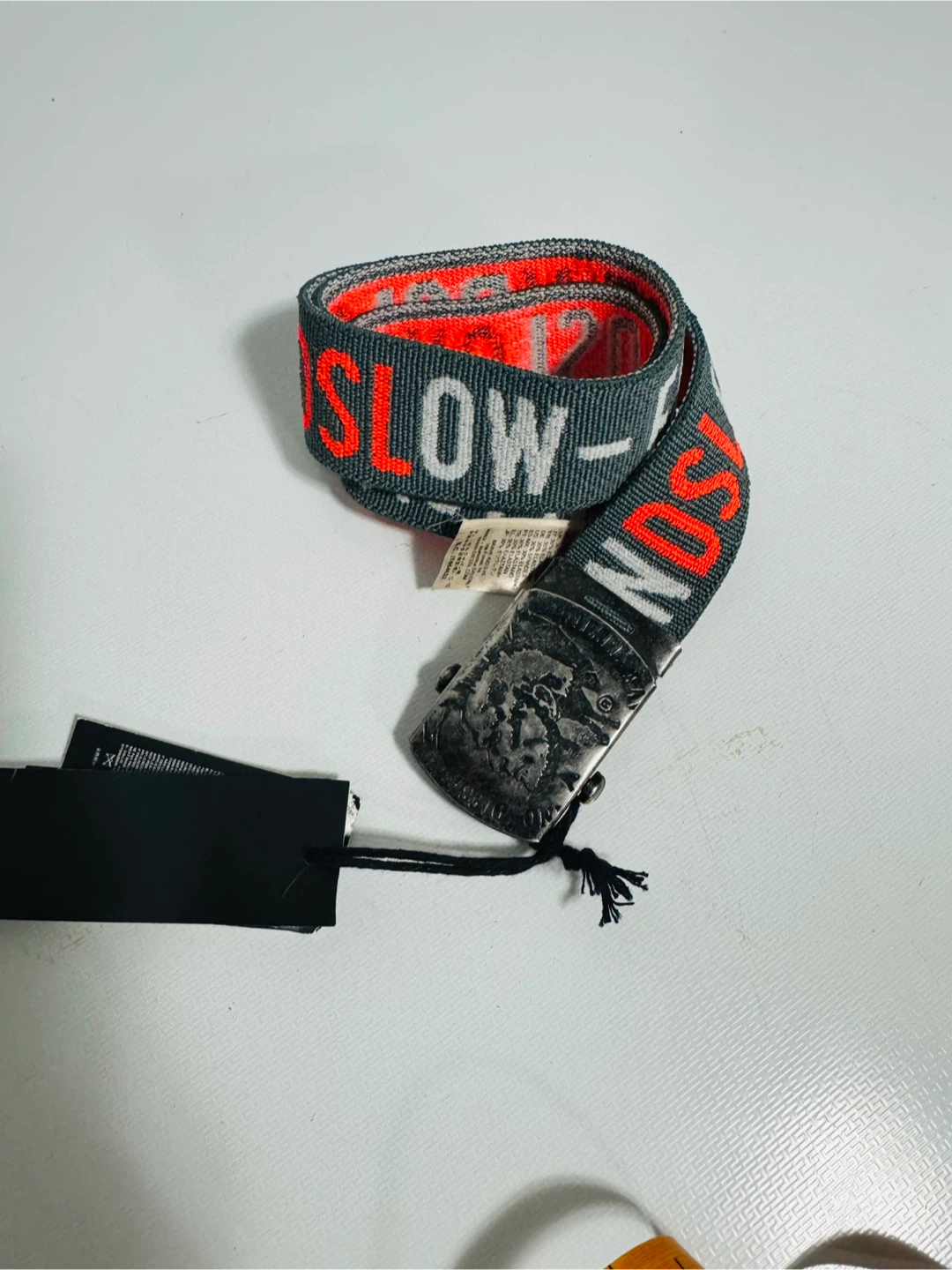 Kids Diesel Belt with "NOSLOW-FAST'N" Graphic - photo 3