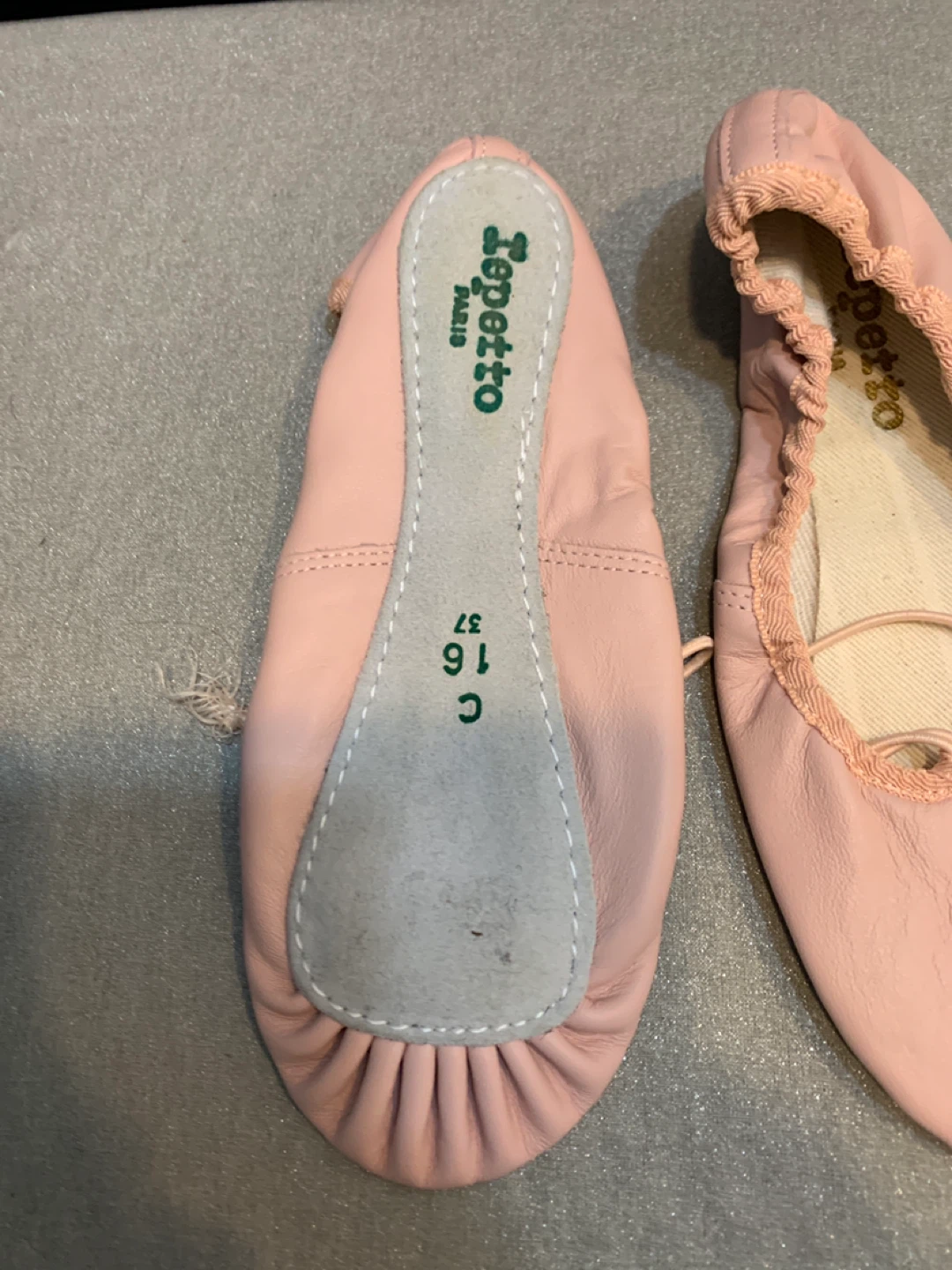 Repetto Paris Ballet Slippers Pink Size 37 - photo 3