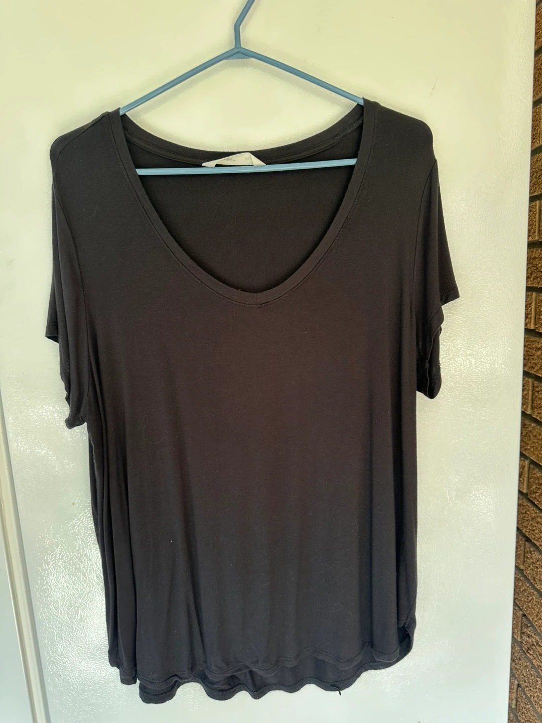 Black V-Neck T-Shirt