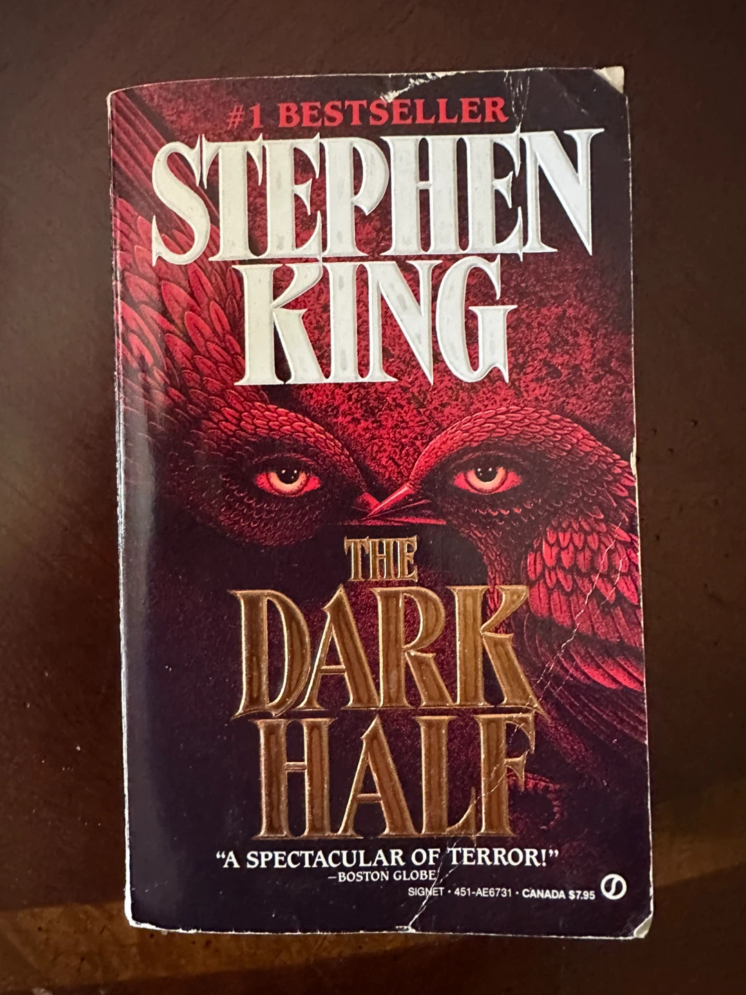 Stephen King The Dark Half Paperback Book