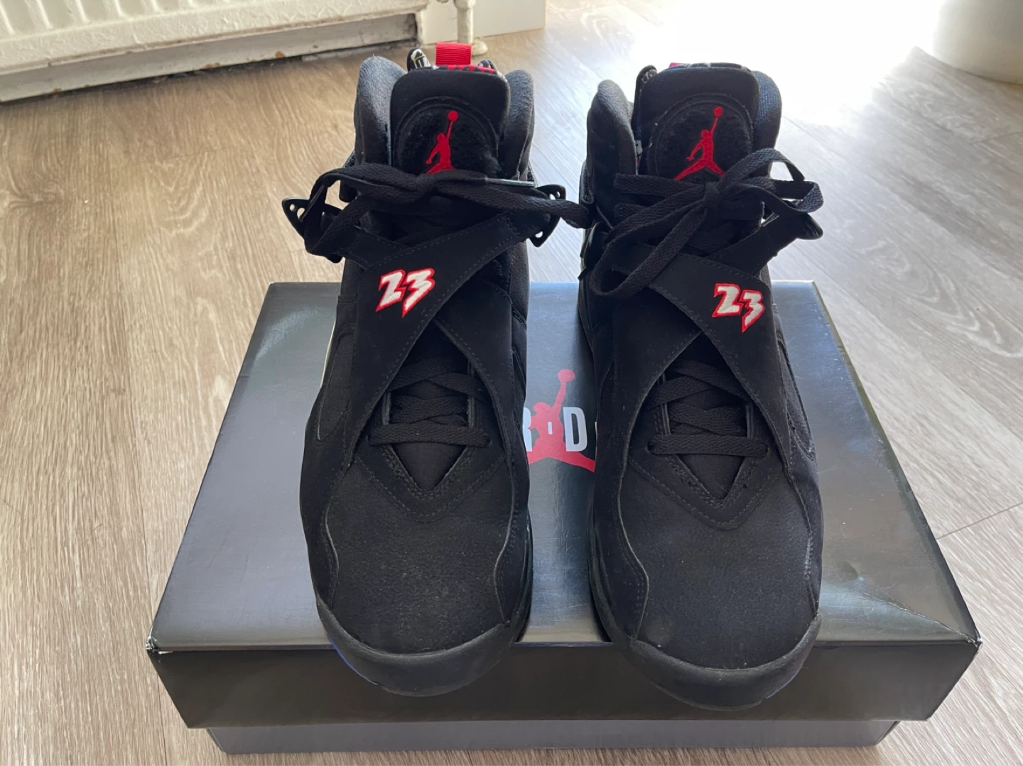 Air Jordan 8 Retro "True Red" Black/White Men's 10.5 10 - photo 3
