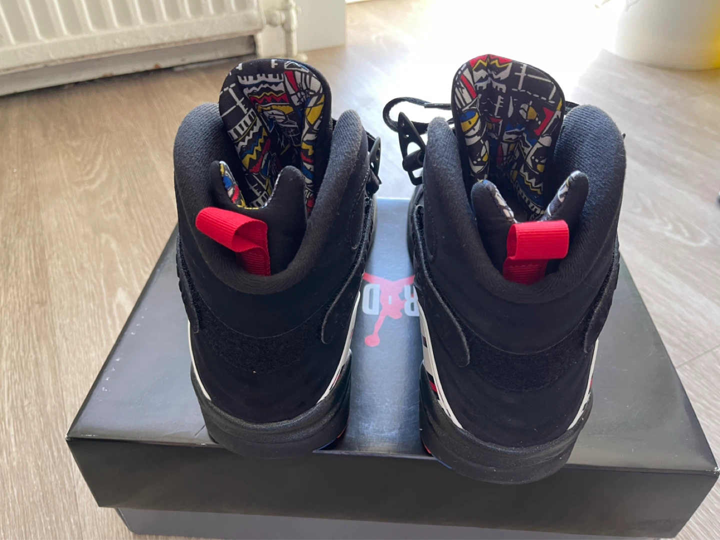 Air Jordan 8 Retro "True Red" Black/White Men's 10.5 10 - photo 4
