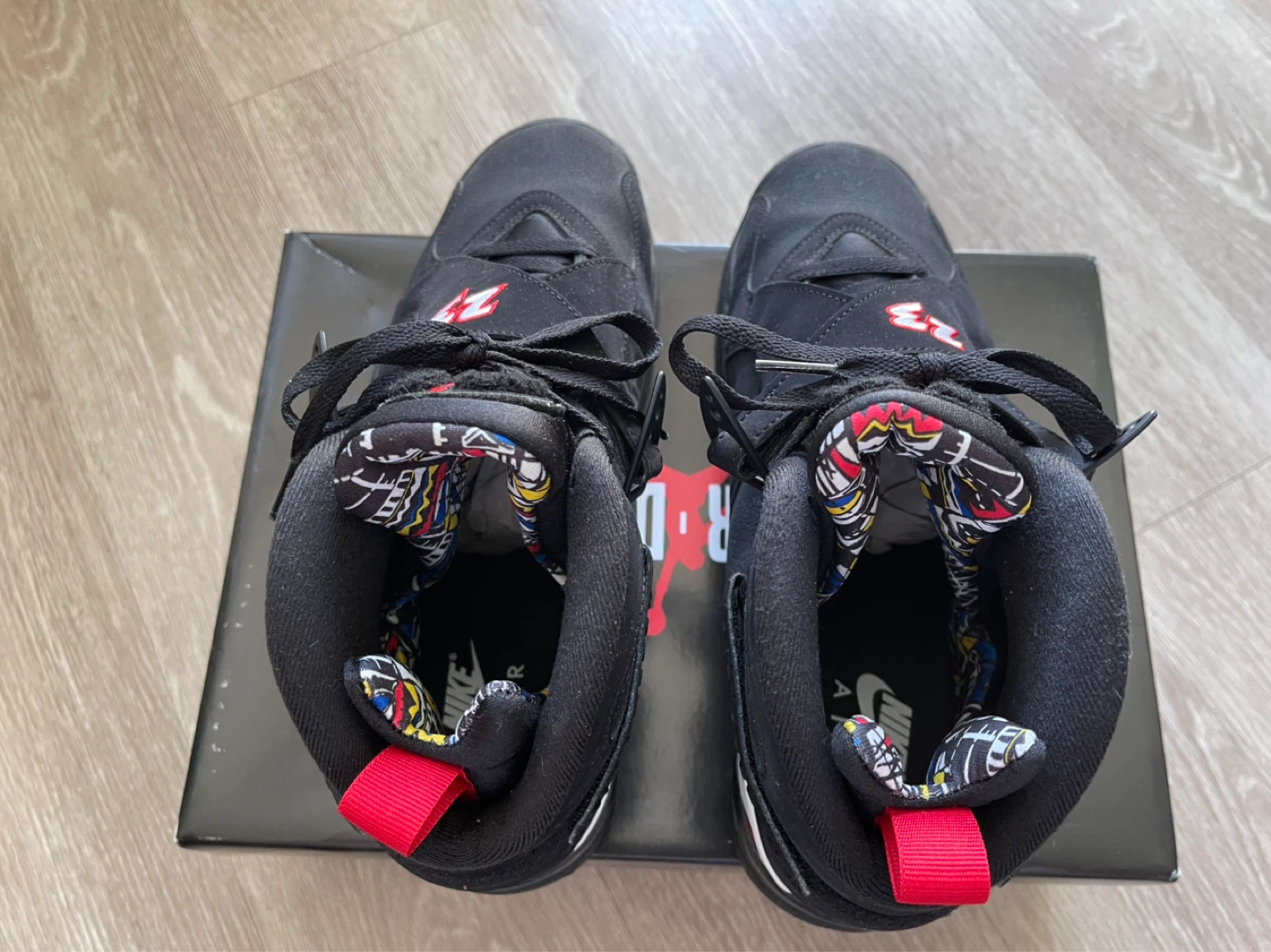 Air Jordan 8 Retro "True Red" Black/White Men's 10.5 10 - photo 5