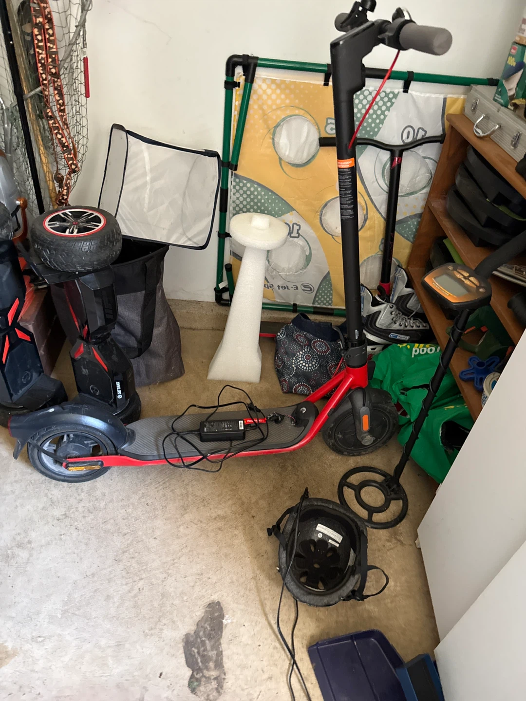 Red Electric Scooter