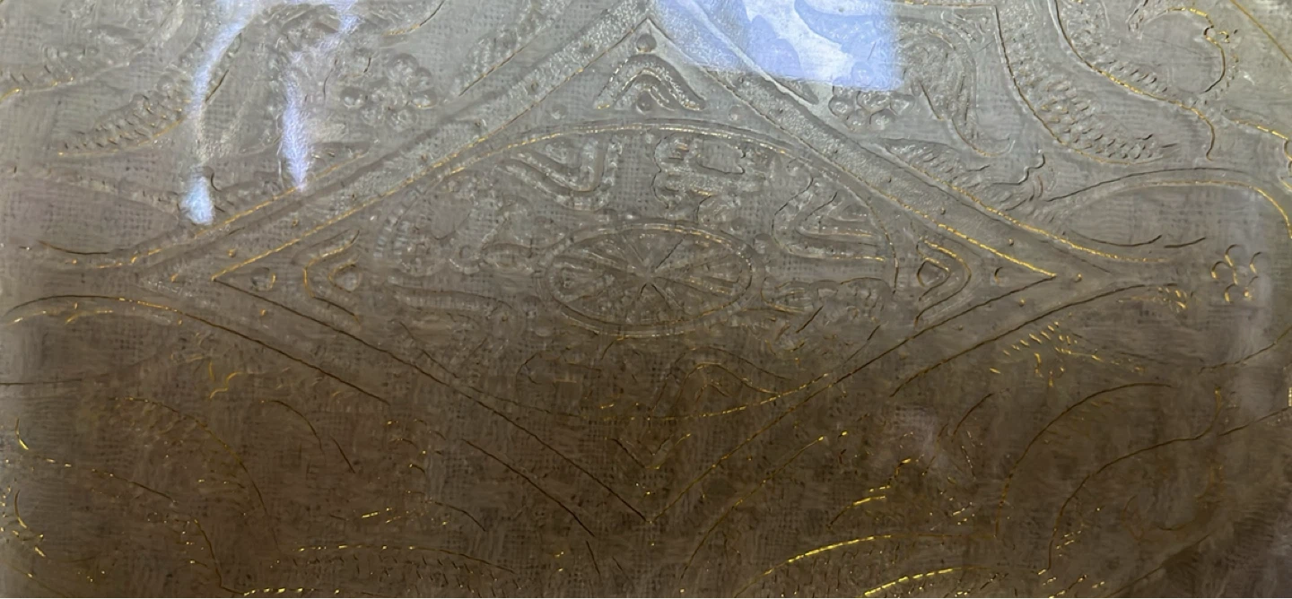 Federal Glass Company amber Madrid pattern oval platter - photo 2