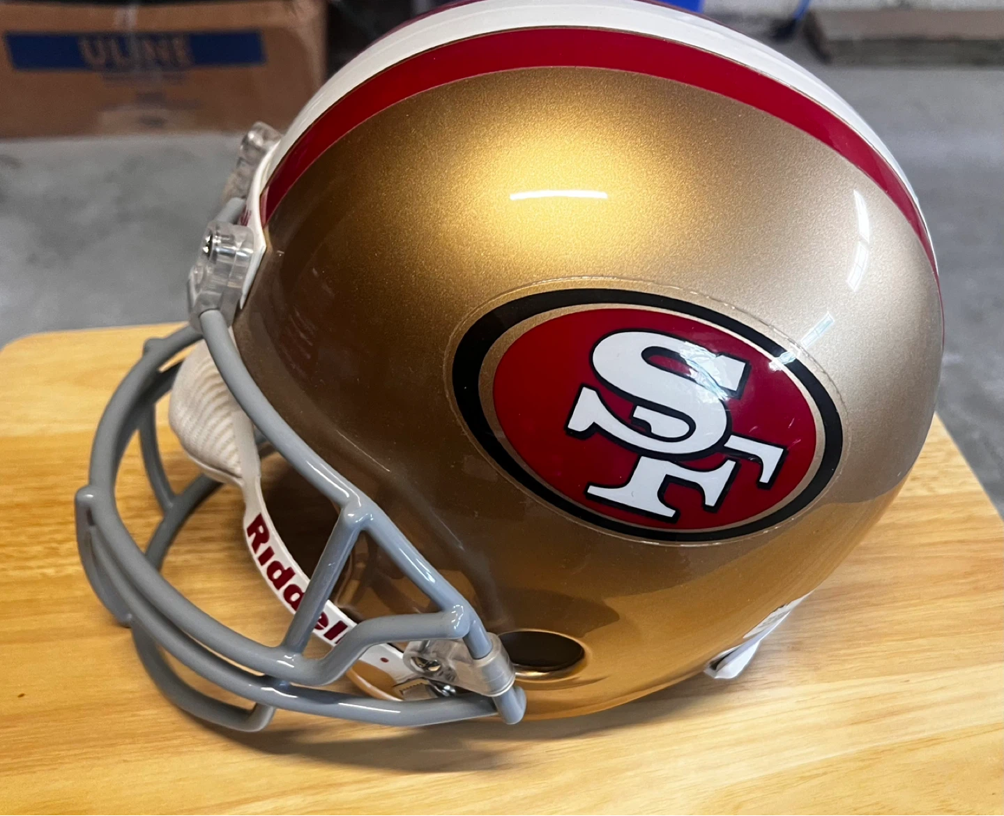 HOF Ronnie Lott San Francisco 49ers Full Size Helmet SIGNED