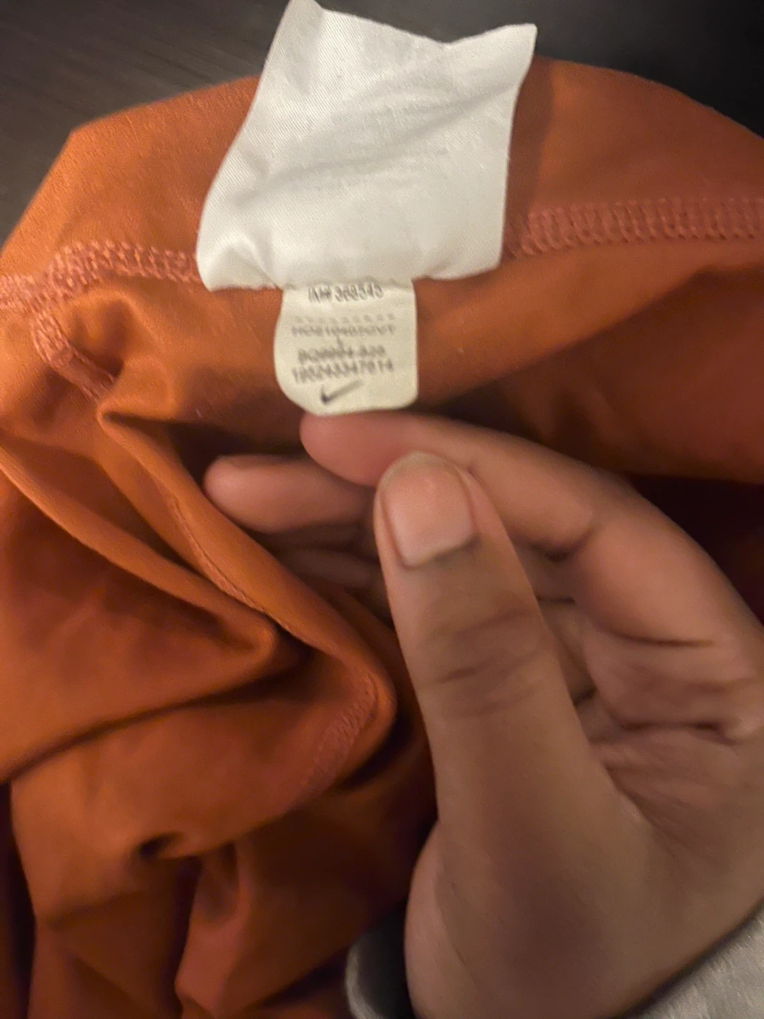 Nike Dri-FIT Leggings - Orange - Size L