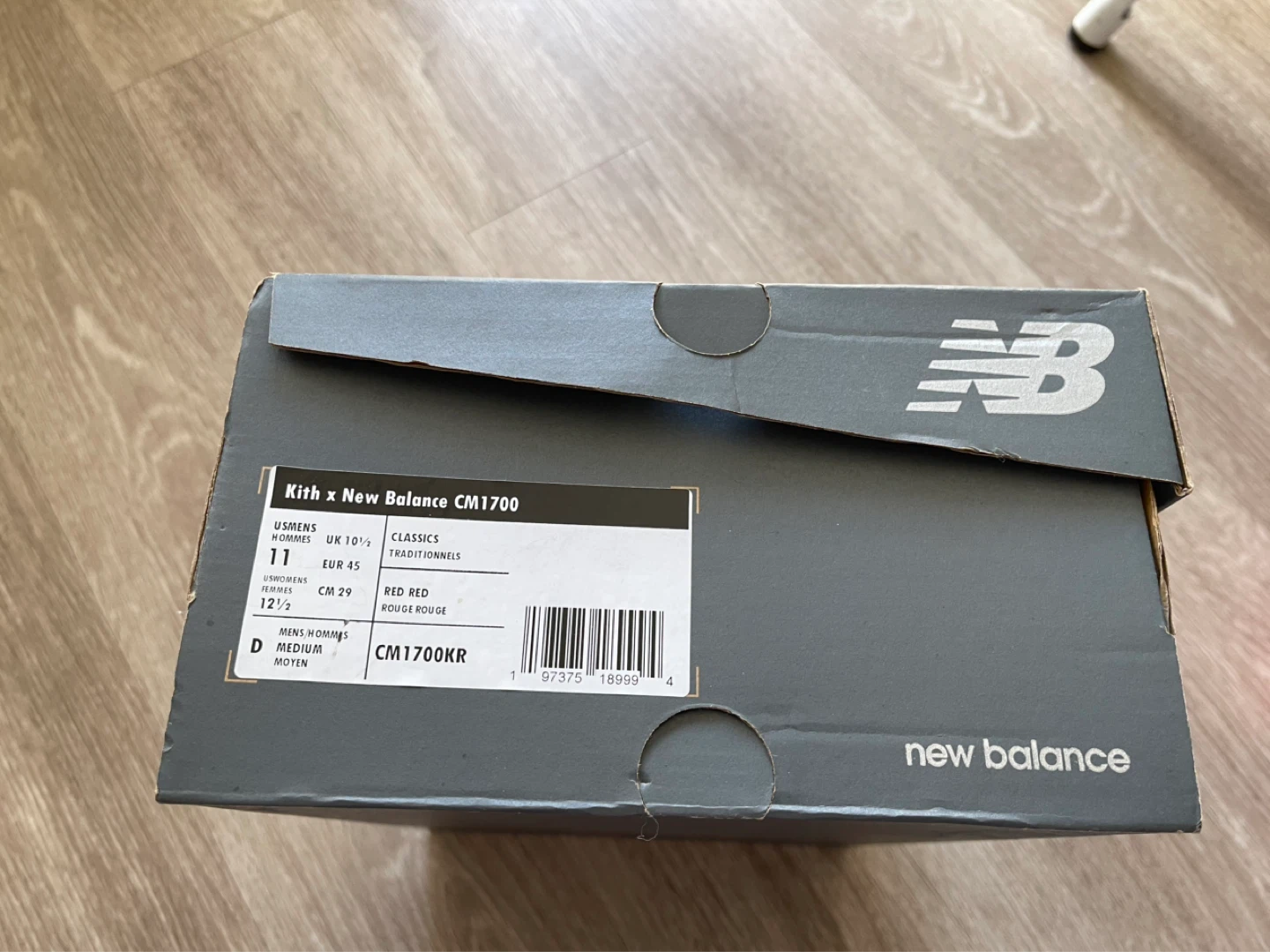 Kith x New Balance CM1700 Red Men's US 11 - photo 2