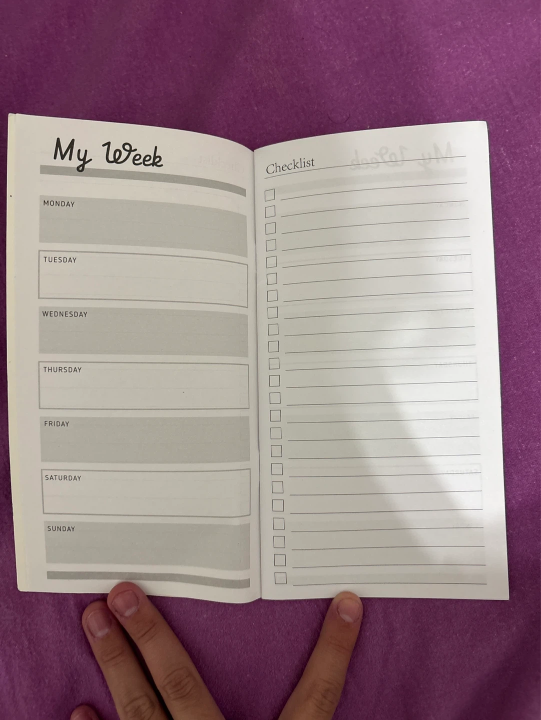 My Thoughts & My Week Journal/Planner - photo 3