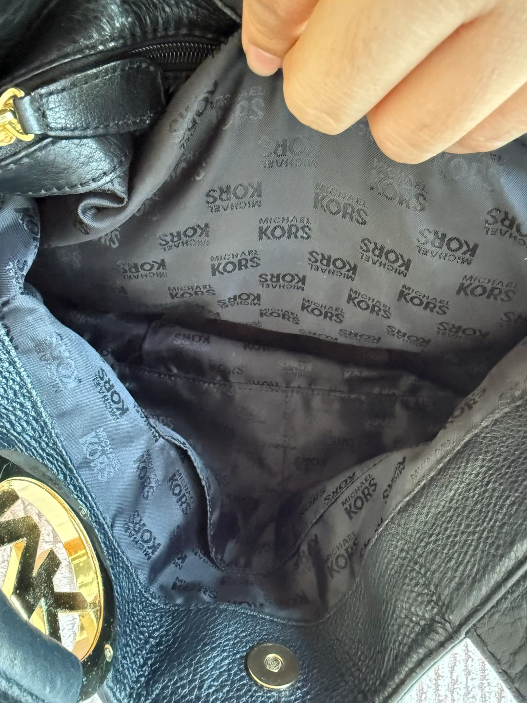 Michael Kors Black Leather Tote Bag - photo 4