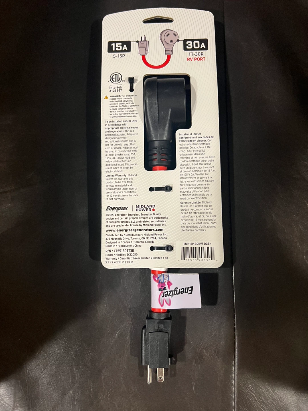Energizer RV Electrical 30amp-15amp - photo 2
