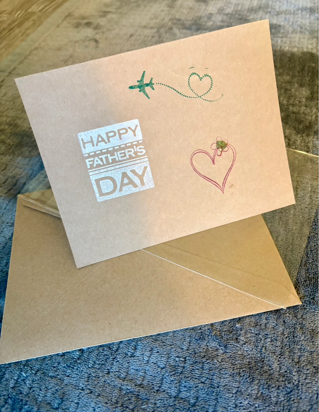 $5- SeaGlass Father’s Day Card