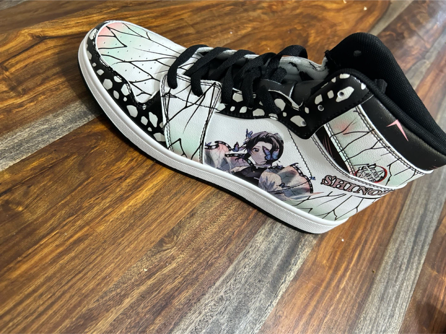 Demon Slayer Shinobu Butterfly High-Top Sneakers