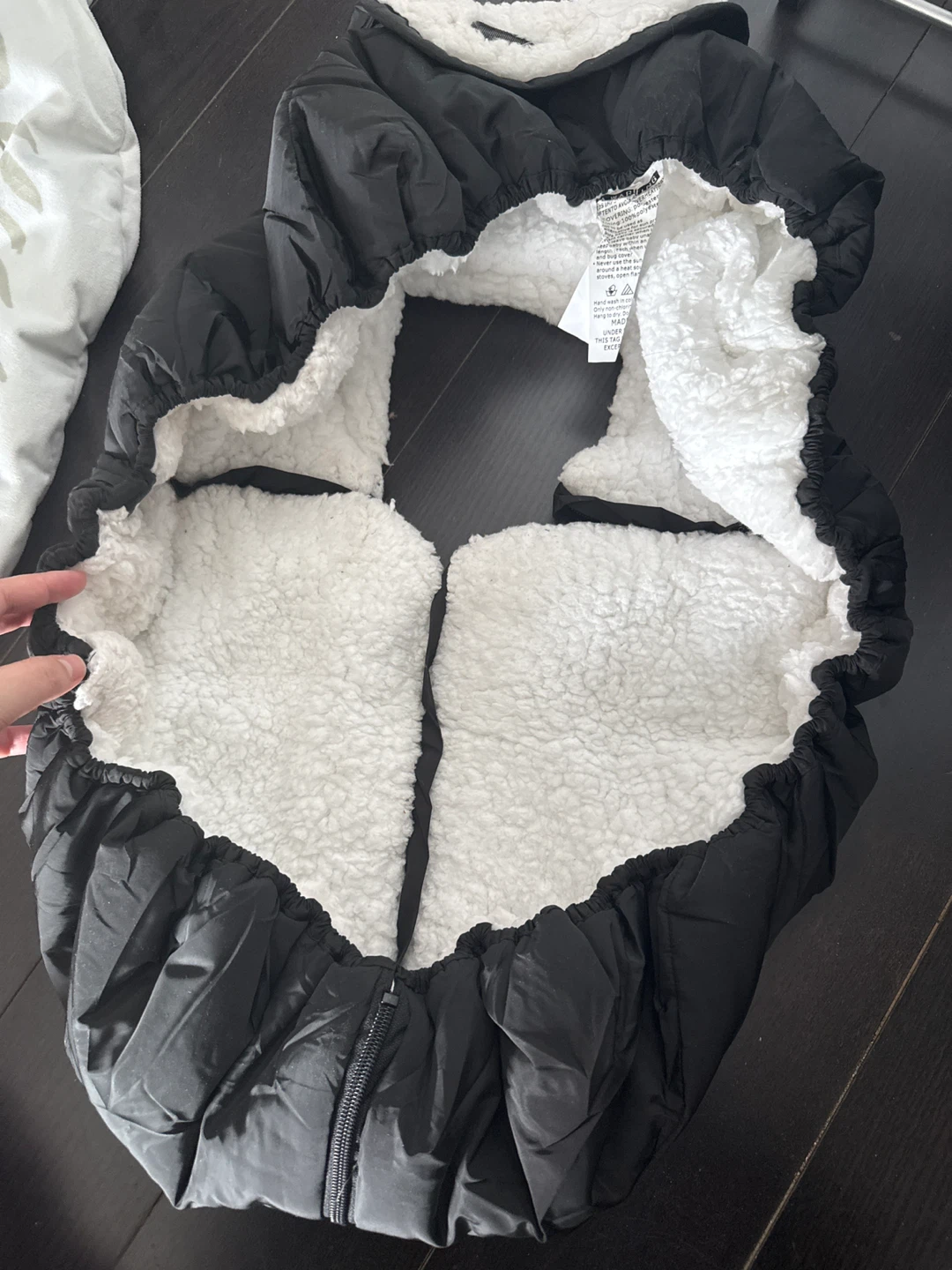 Winter Baby Car Seat Cover Carrier Canopy - photo 3