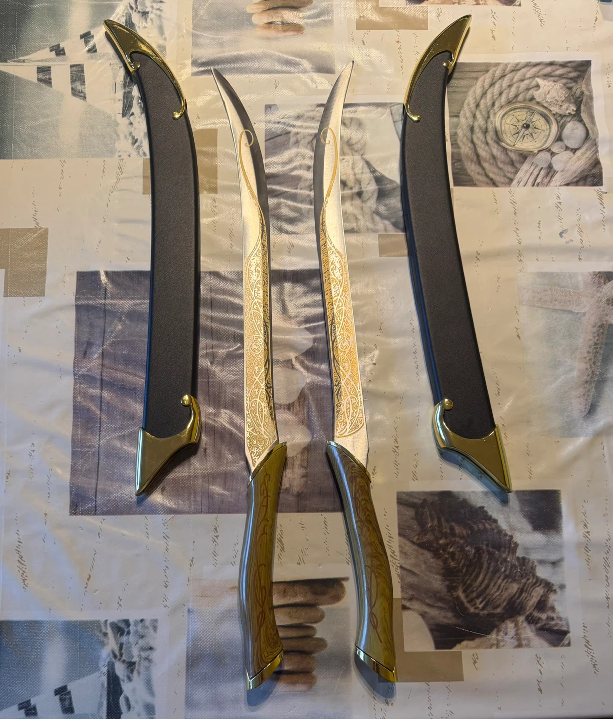 Set of 2 Decorative Daggers with Sheaths - photo 2
