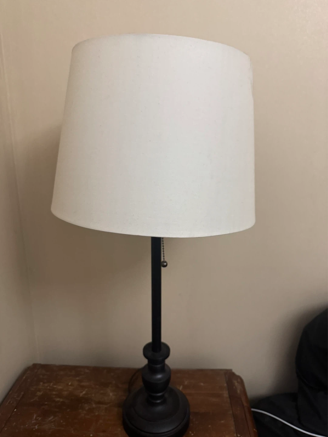 Table Lamp with White Shade - photo 2
