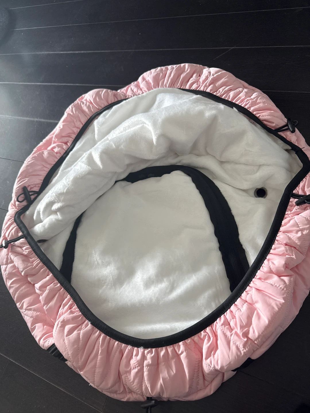 Sprouterie Pink Car Seat Cover Baby Winter Canopy - photo 3
