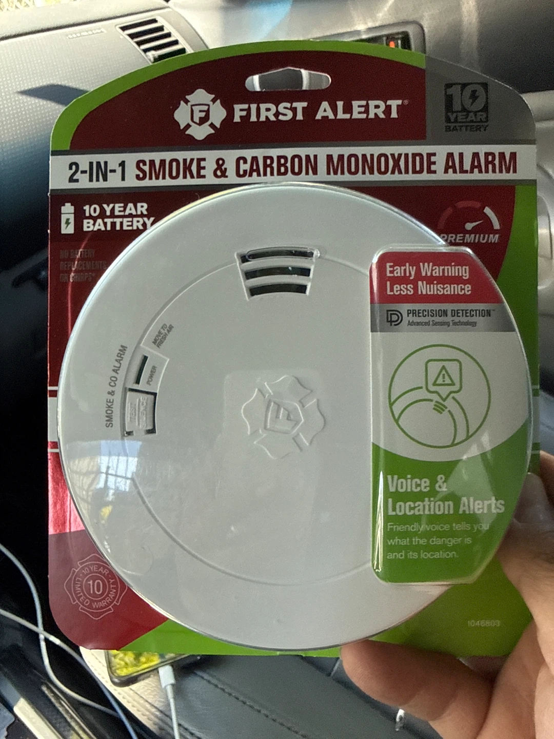 First Alert 2-in-1 Smoke & Carbon Monoxide Alarm