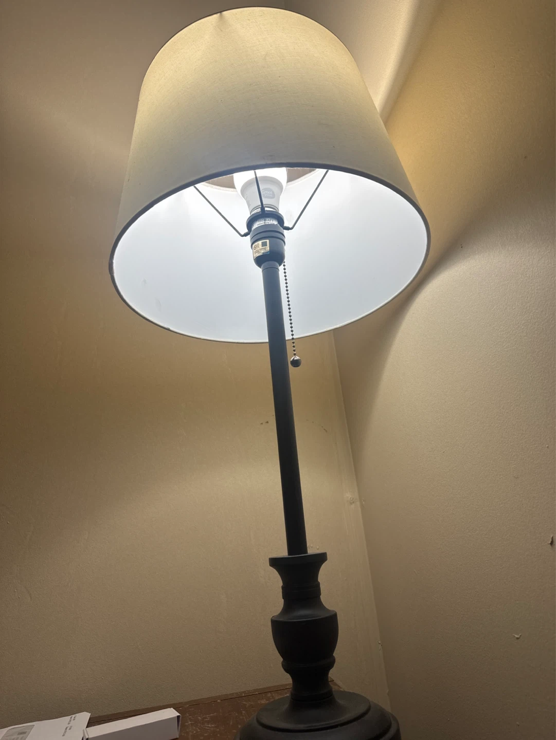 Table Lamp with White Shade - photo 3