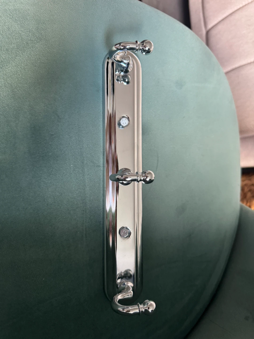 Chrome Wall Mounted Coat Hooks