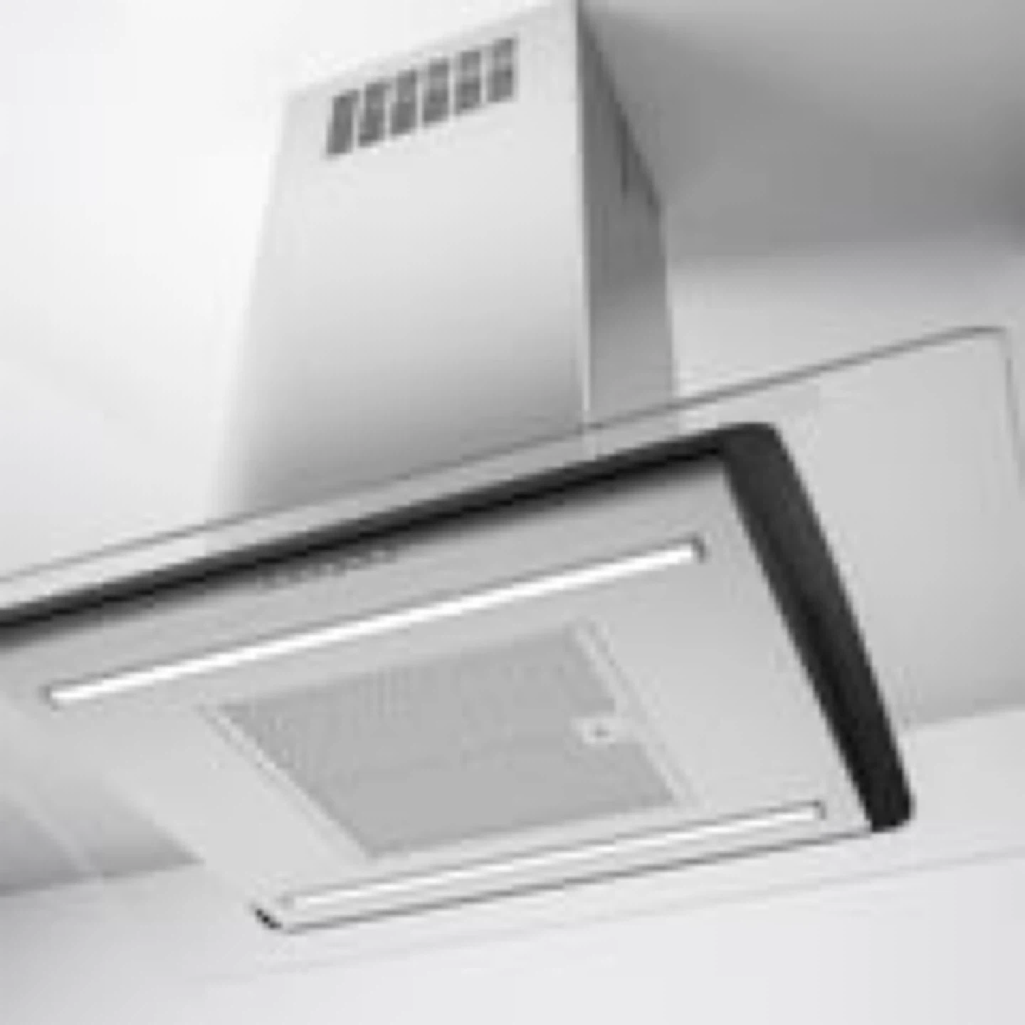 Stainless Steel Range Hood with Glass Canopy - photo 2