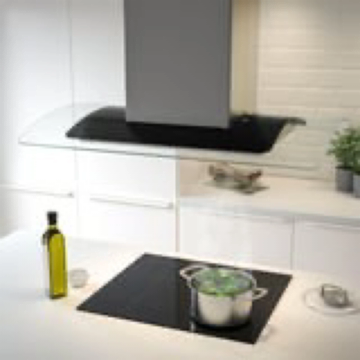 Stainless Steel Range Hood with Glass Canopy - photo 5
