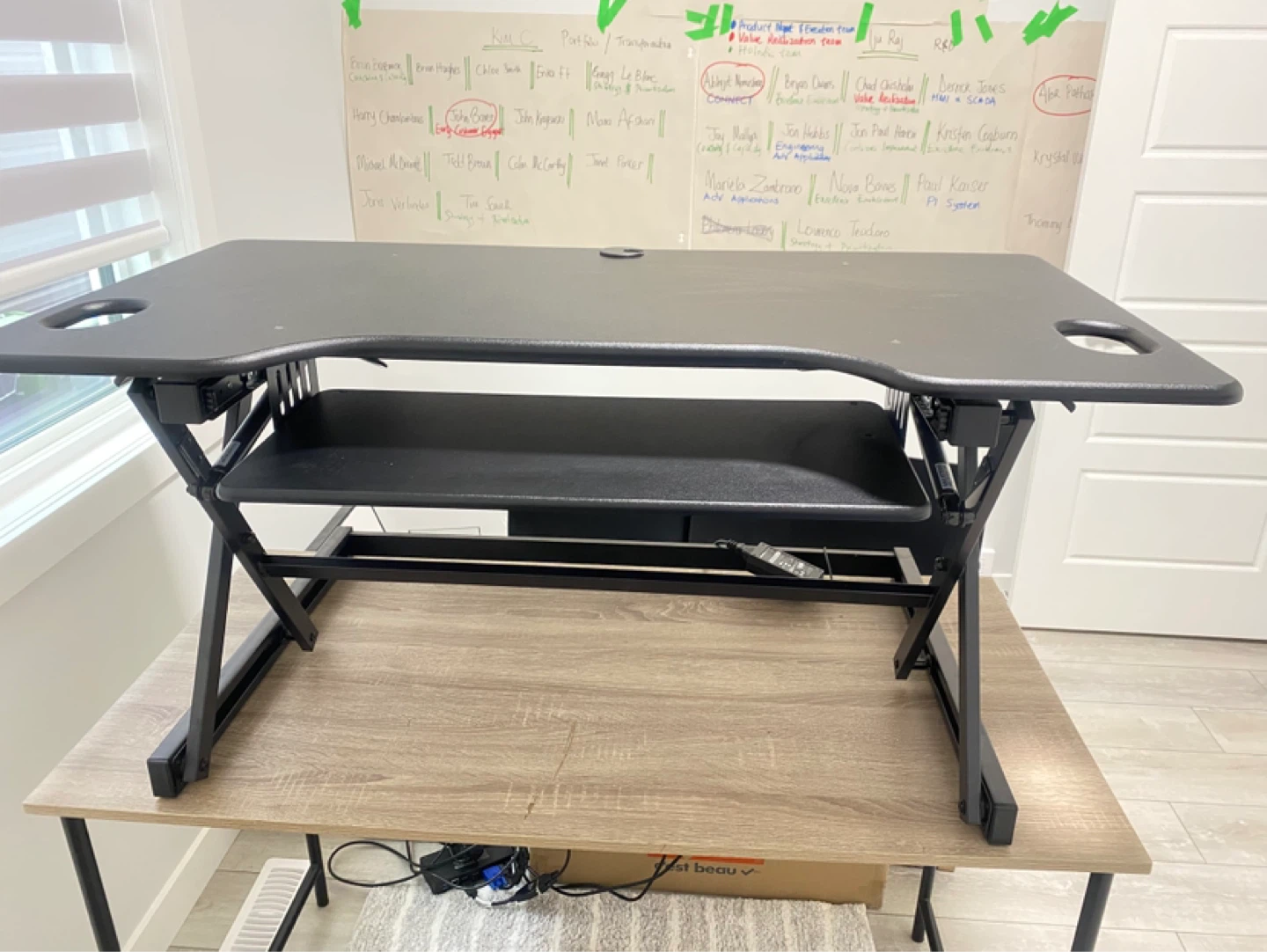 Black Standing Desk Converter - photo 4