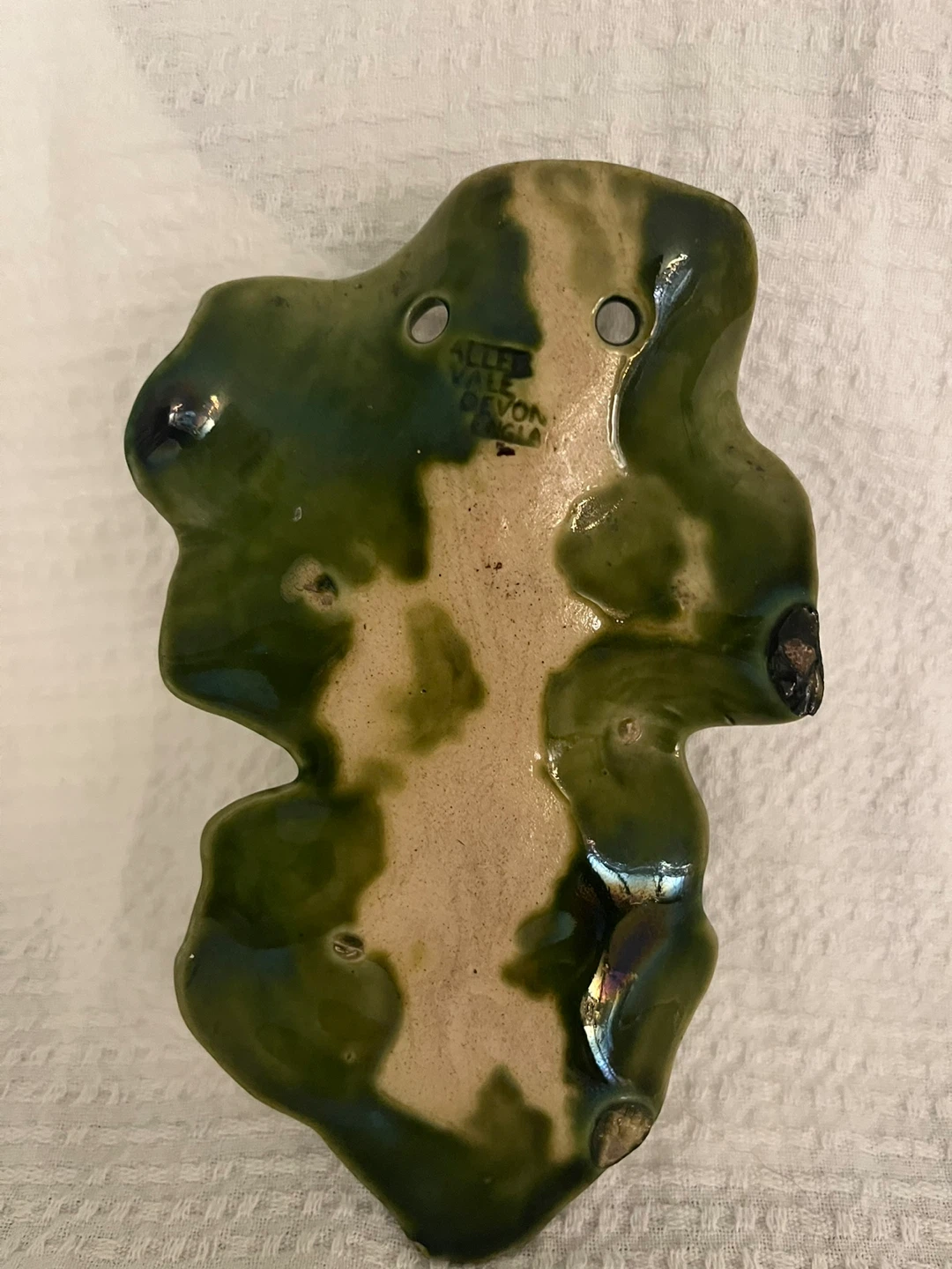 Allee Vale Devon England Ceramic Flower Wall Pocket Vase - photo 3