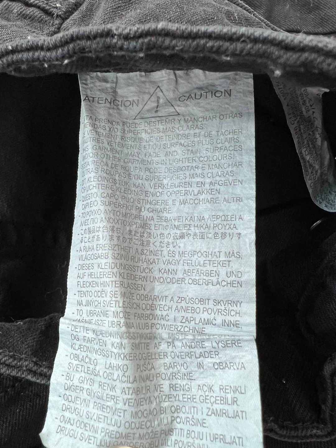 ZARA Black Denim Jeans - Size 8 (USA) - photo 3