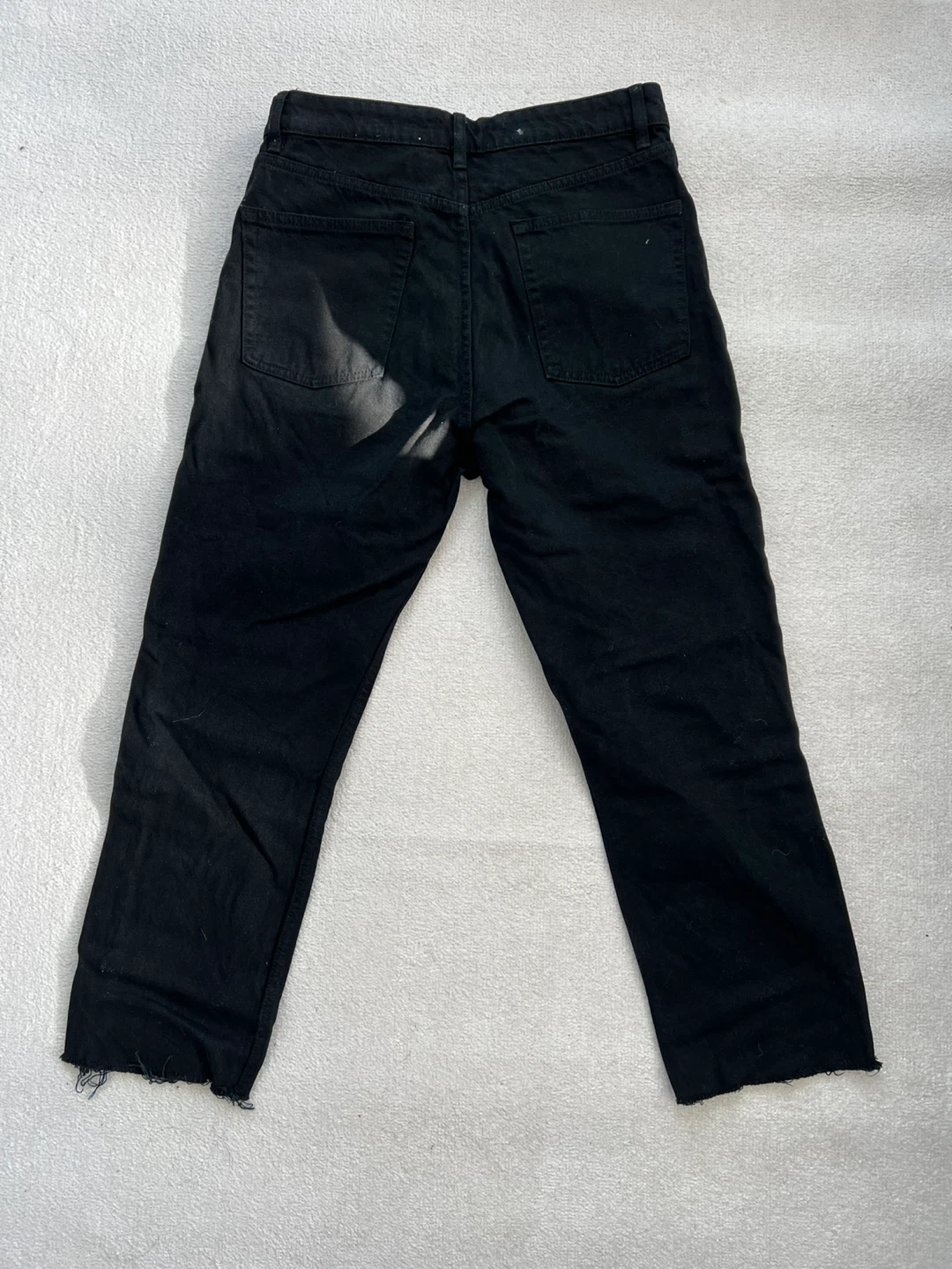 ZARA Black Denim Jeans - Size 8 (USA) - photo 4