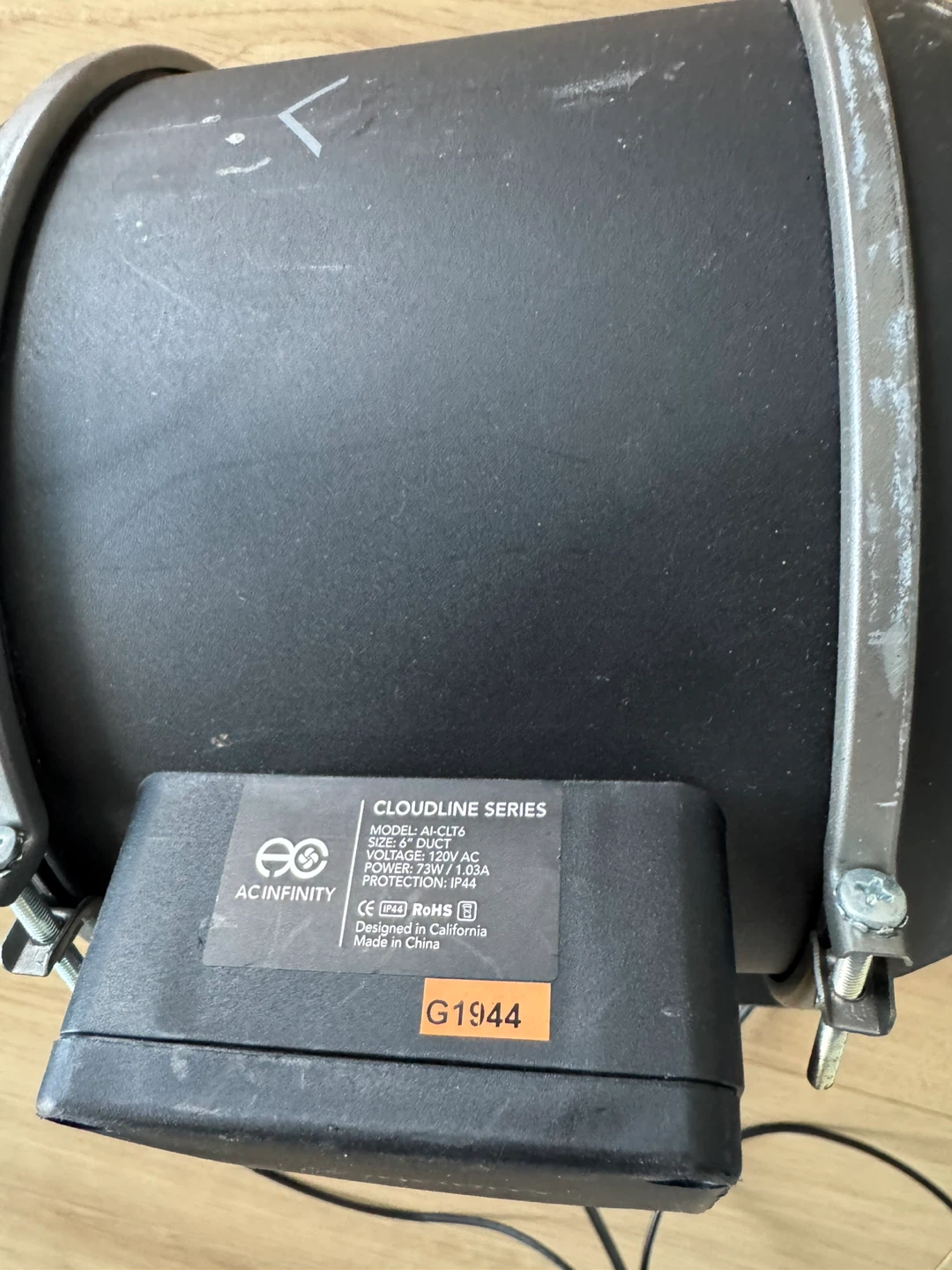 AC Infinity CLOUDLINE T6 Inline Fan with filter - photo 3