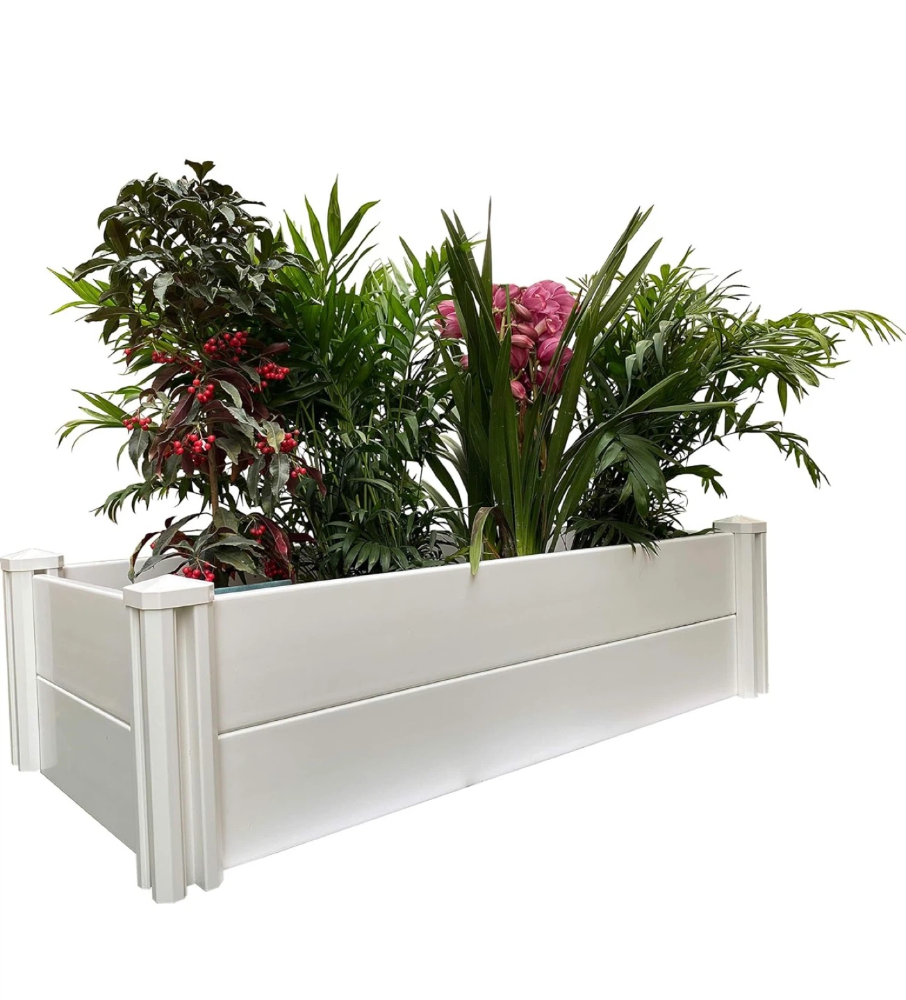 White Raised Garden Bed - 4 ft x 2 ft - photo 3