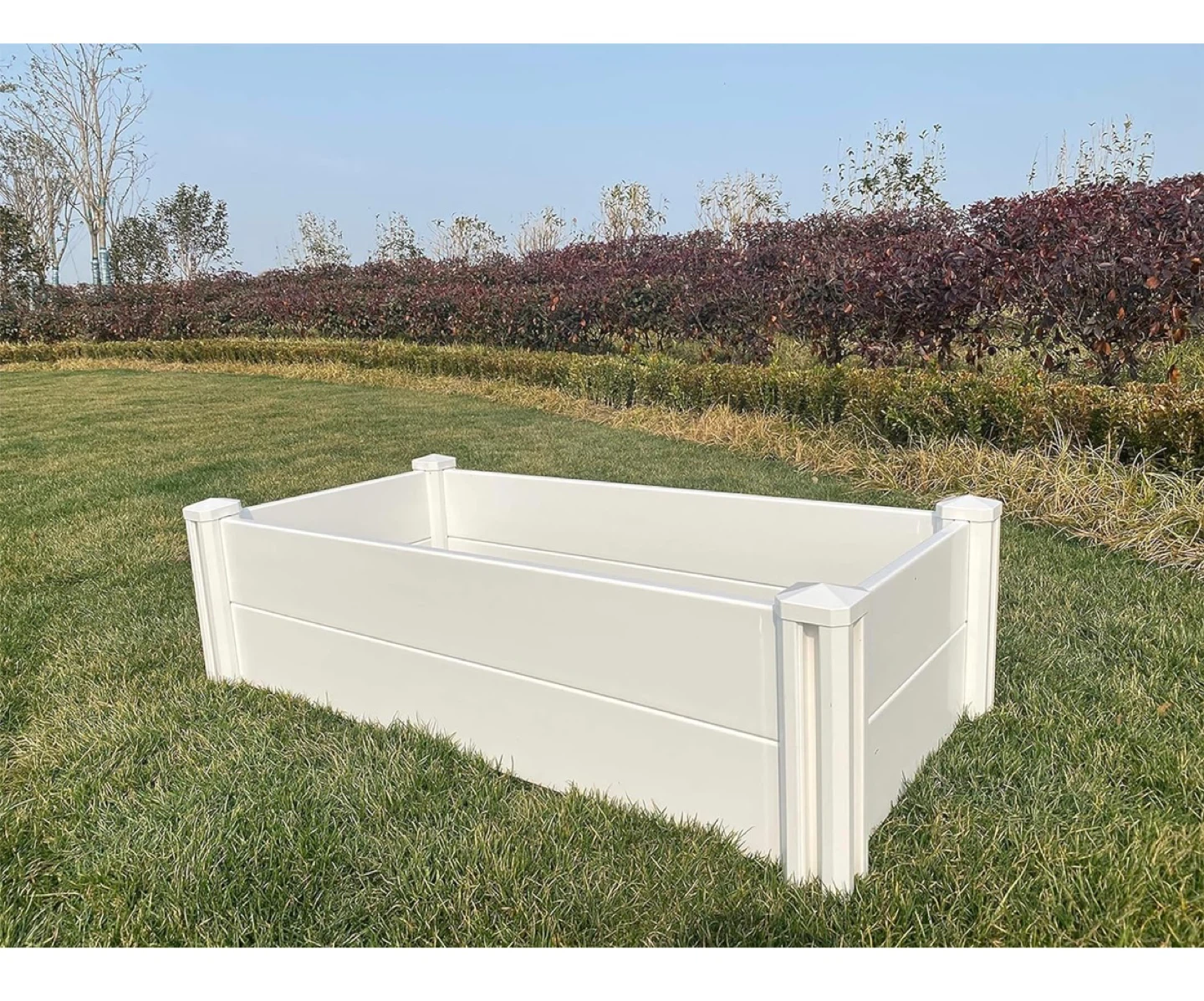 White Raised Garden Bed - 4 ft x 2 ft